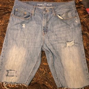Custom Made Nautica denim shorts
